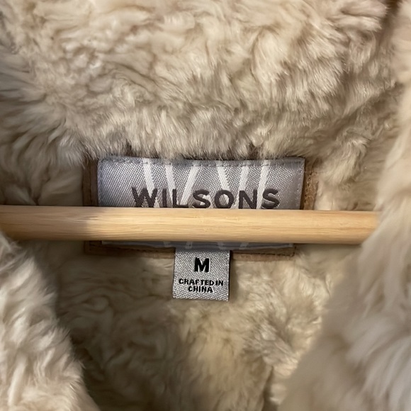 Wilson Leather Maxima Tan Suede Leather Jacket - Picture 4 of 8